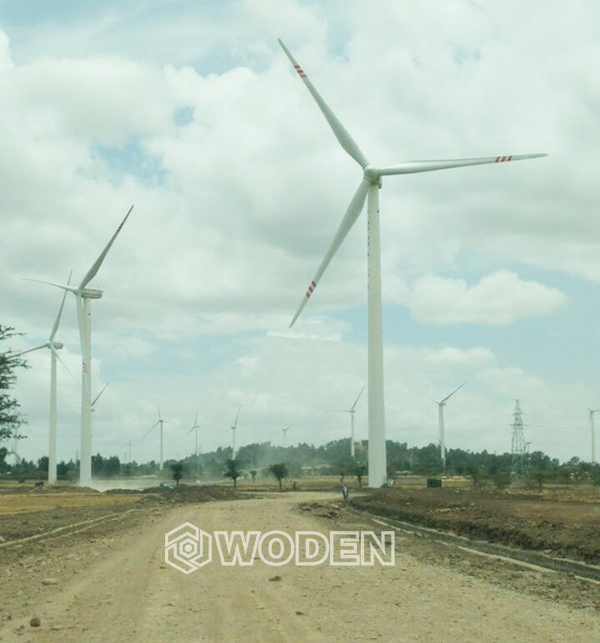 沃頓機械技術人員在非洲現場售后情景
